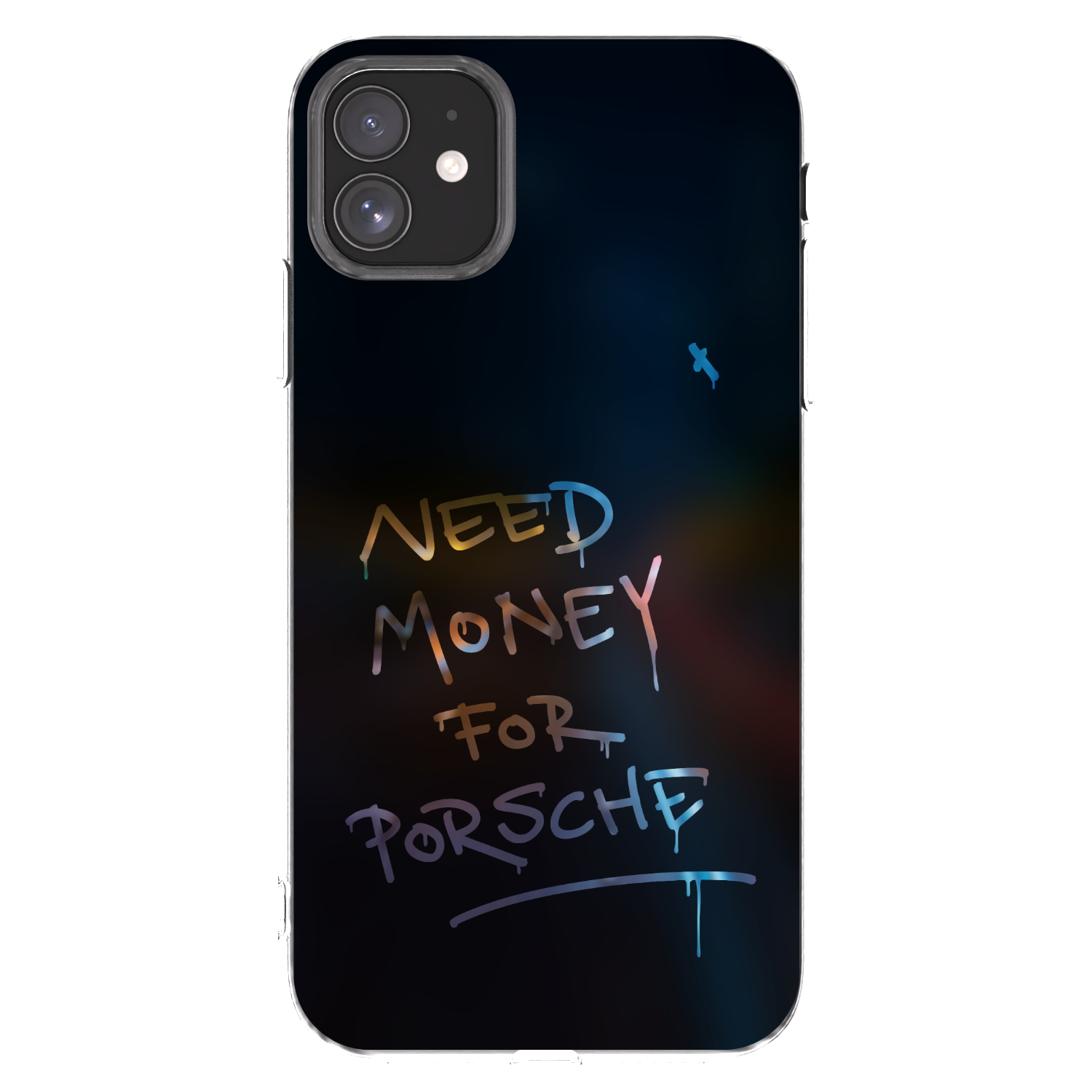Picasee silikonska prozirna maskica za Apple iPhone 11 - Neon Nights