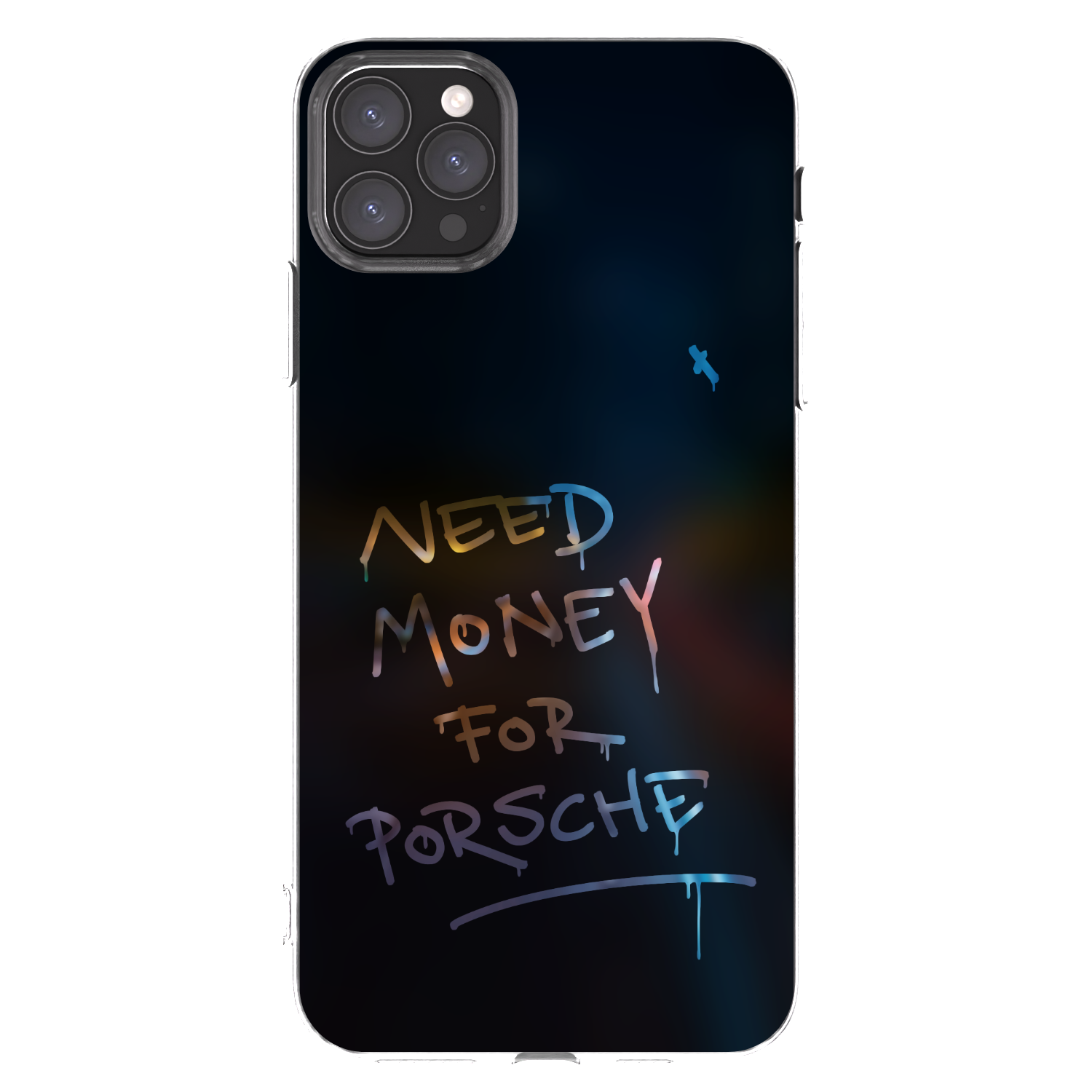 Picasee silikonska prozirna maskica za Apple iPhone 11 Pro Max - Neon Nights