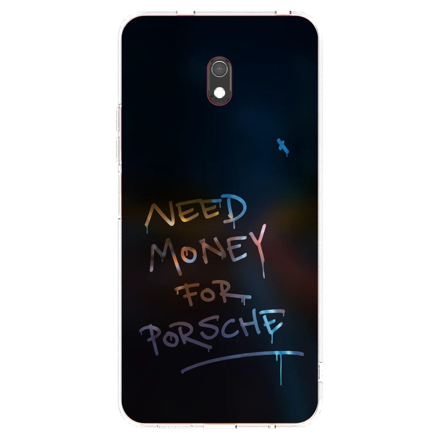 Picasee silikonska prozirna maskica za Xiaomi Redmi 8A - Neon Nights