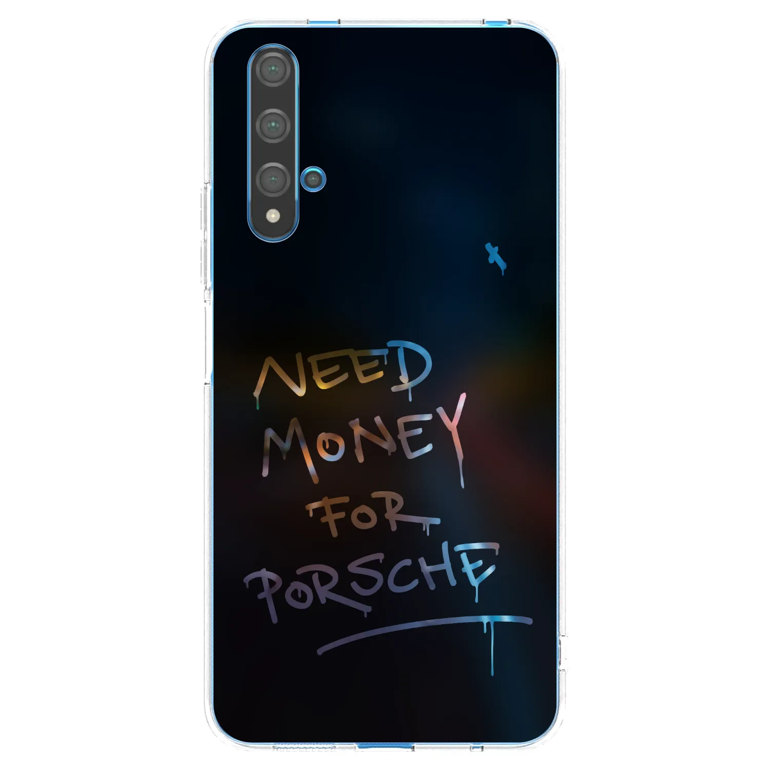 Picasee silikonska prozirna maskica za Huawei Nova 5T - Neon Nights