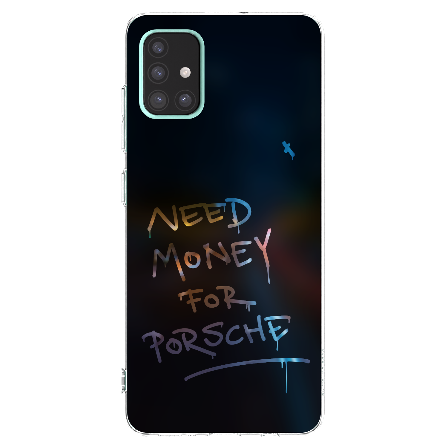 Picasee silikonska prozirna maskica za Samsung Galaxy A51 A515F - Neon Nights