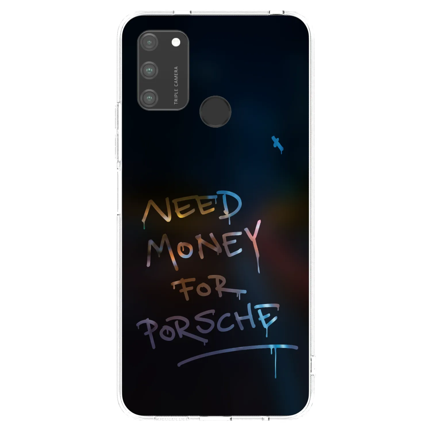 Picasee silikonska prozirna maskica za Honor 9A - Neon Nights