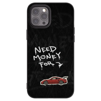 Picasee crna silikonska maskica za Apple iPhone 12 Pro Max - Track Mode