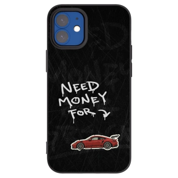 Picasee crna silikonska maskica za Apple iPhone 12 mini - Track Mode