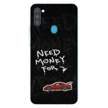 Picasee silikonska prozirna maskica za Samsung Galaxy M11 - Track Mode