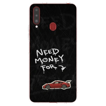 Picasee silikonska prozirna maskica za Samsung Galaxy A20s - Track Mode