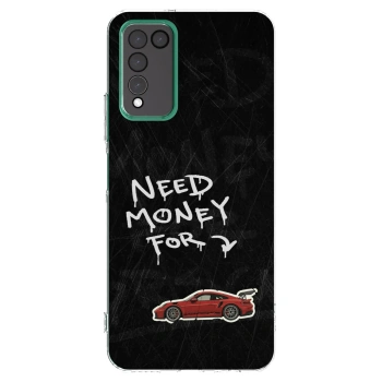 Picasee silikonska prozirna maskica za Honor 10X Lite - Track Mode