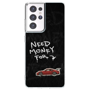 Picasee silikonska prozirna maskica za Samsung Galaxy S21 Ultra 5G G998B - Track Mode