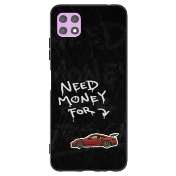 Picasee crna silikonska maskica za Samsung Galaxy A22 A226B 5G - Track Mode