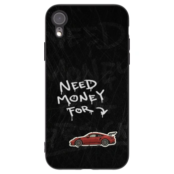 Picasee crna silikonska maskica za Apple iPhone XR - Track Mode