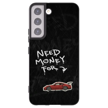 Picasee crna silikonska maskica za Samsung Galaxy S22 5G - Track Mode