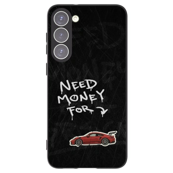 Picasee crna silikonska maskica za Samsung Galaxy S23+ 5G - Track Mode