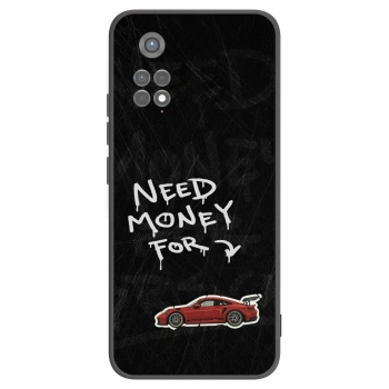 Picasee crna silikonska maskica za Xiaomi Redmi Note 11S 5G - Track Mode