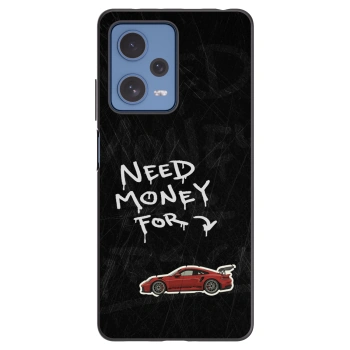 Picasee crna silikonska maskica za Xiaomi Redmi Note 12 Pro 5G - Track Mode