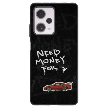 Picasee crna silikonska maskica za Xiaomi Redmi Note 12 Pro+ 5G - Track Mode