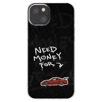 Picasee silikonska prozirna maskica za Apple iPhone 15 Plus - Track Mode