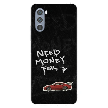 Picasee silikonska prozirna maskica za Motorola Moto G62 - Track Mode