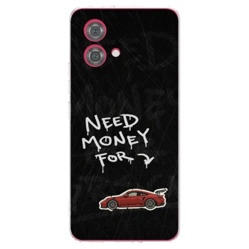 Picasee silikonska prozirna maskica za Motorola Moto G84 5G - Track Mode