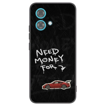 Picasee crna silikonska maskica za Motorola Edge 40 Neo - Track Mode