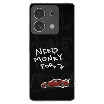 Picasee silikonska prozirna maskica za Xiaomi Redmi Note 13 4G - Track Mode