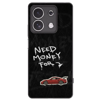 Picasee crna silikonska maskica za Xiaomi Redmi Note 13 4G - Track Mode