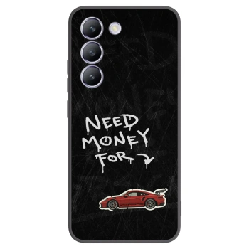 Picasee crna silikonska maskica za Vivo V40 SE 5G - Track Mode