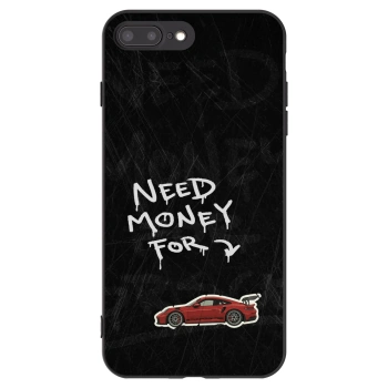 Picasee crna silikonska maskica za Apple iPhone 8 Plus - Track Mode