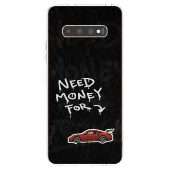 Picasee silikonska prozirna maskica za Samsung Galaxy S10 Plus G975 - Track Mode