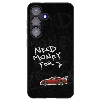 Picasee crna silikonska maskica za Samsung Galaxy S25 5G - Track Mode