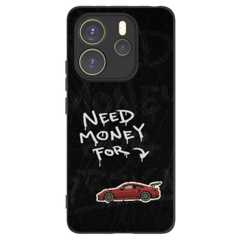 Picasee crna silikonska maskica za Xiaomi Redmi Note 14 4G - Track Mode