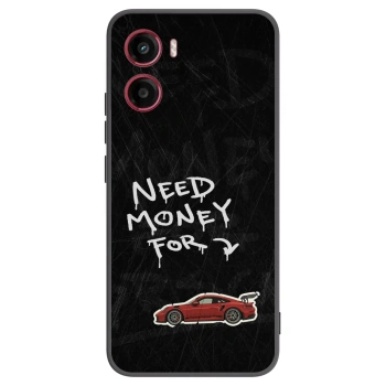 Picasee crna silikonska maskica za Motorola Moto G05 - Track Mode