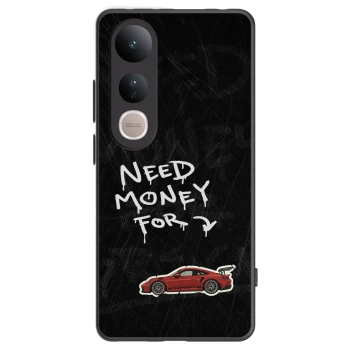 Picasee crna silikonska maskica za Vivo V50 Lite 5G - Track Mode