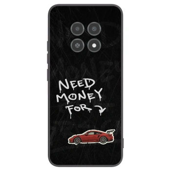 Picasee crna silikonska maskica za Realme 12X - Track Mode