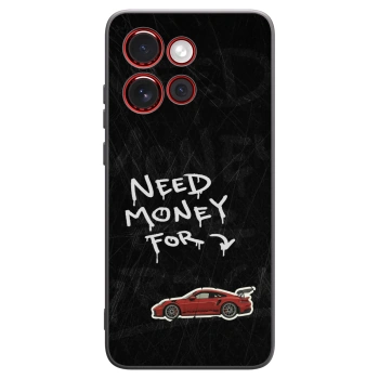 Picasee crna silikonska maskica za Motorola Edge 60 Neo 5G - Track Mode