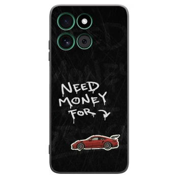 Picasee crna silikonska maskica za Motorola Moto G57 Power - Track Mode