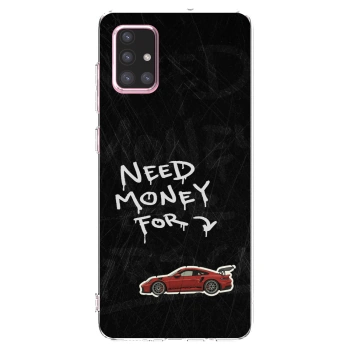 Picasee silikonska prozirna maskica za Samsung Galaxy A71 A715F - Track Mode