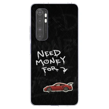Picasee silikonska prozirna maskica za Xiaomi Mi Note 10 Lite - Track Mode