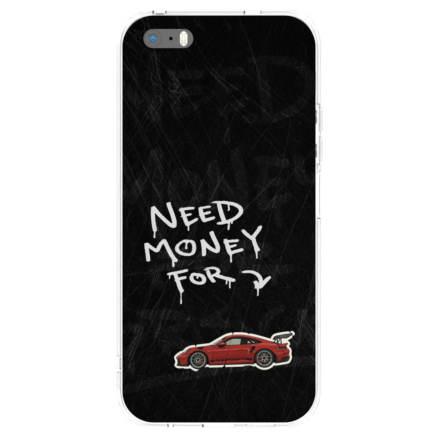 Picasee silikonska prozirna maskica za Apple iPhone 5/5S/SE - Track Mode