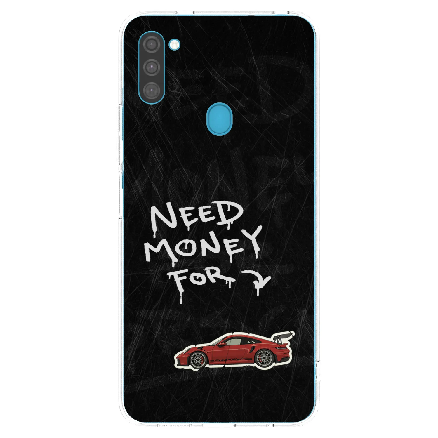 Picasee silikonska prozirna maskica za Samsung Galaxy M11 - Track Mode