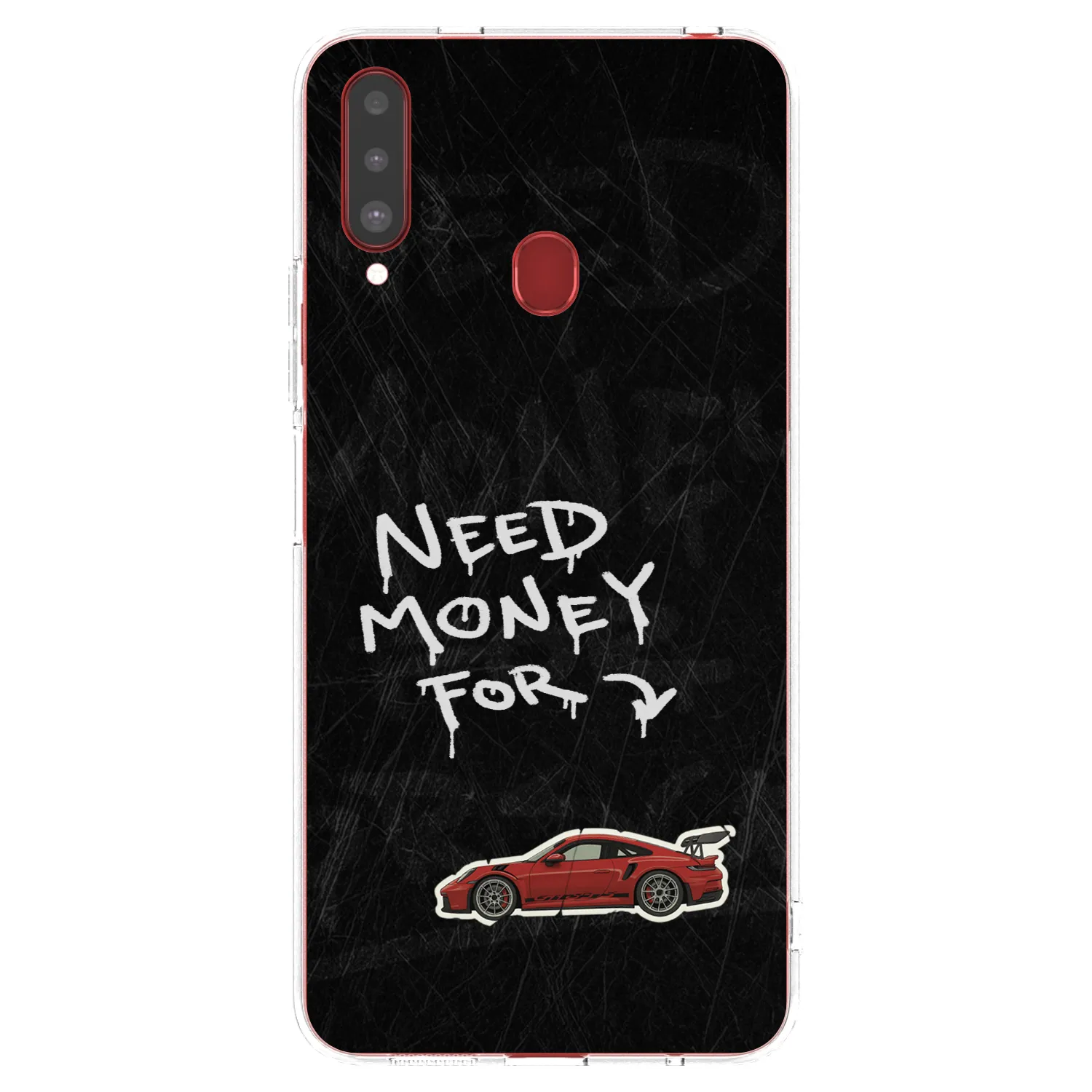 Picasee silikonska prozirna maskica za Samsung Galaxy A20s - Track Mode