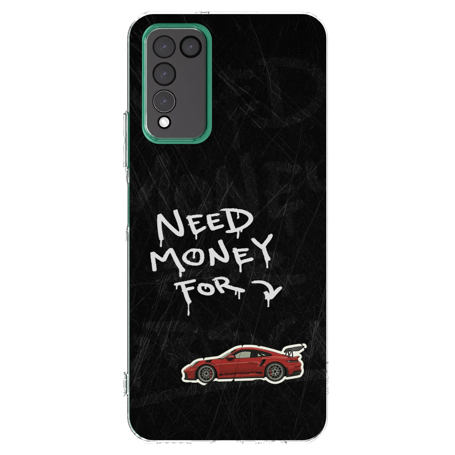 Picasee silikonska prozirna maskica za Honor 10X Lite - Track Mode