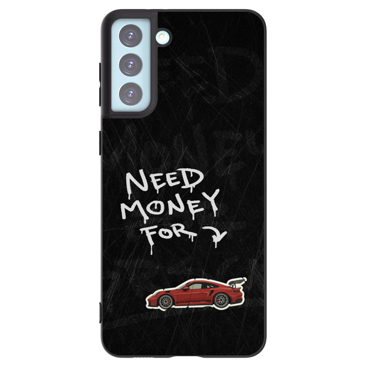 Picasee crna silikonska maskica za Samsung Galaxy S21+ 5G G996F - Track Mode