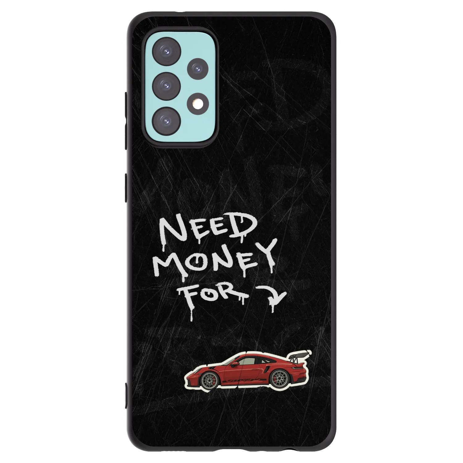 Picasee crna silikonska maskica za Samsung Galaxy A72 A725F - Track Mode