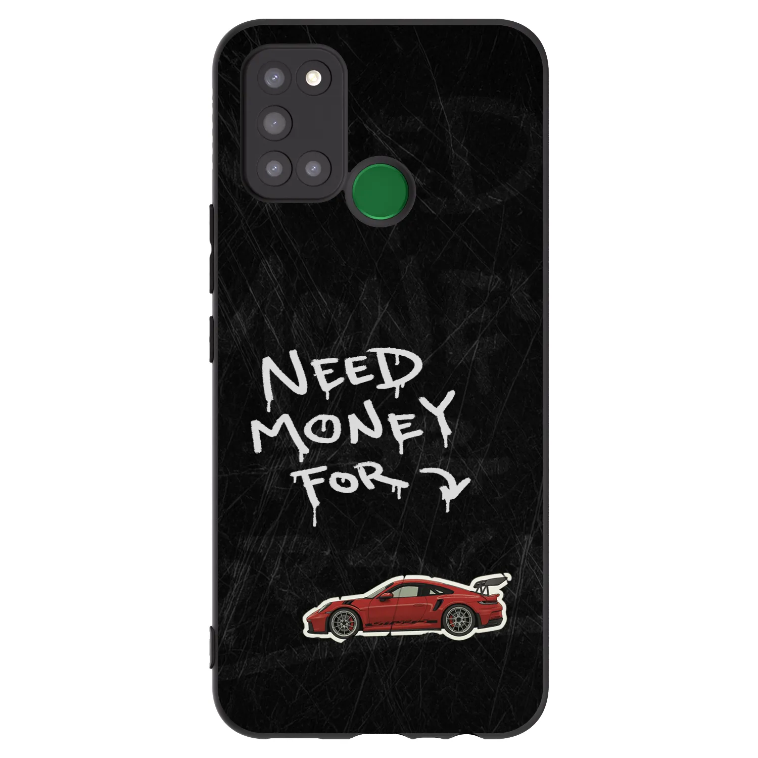 Picasee crna silikonska maskica za Realme 7i - Track Mode