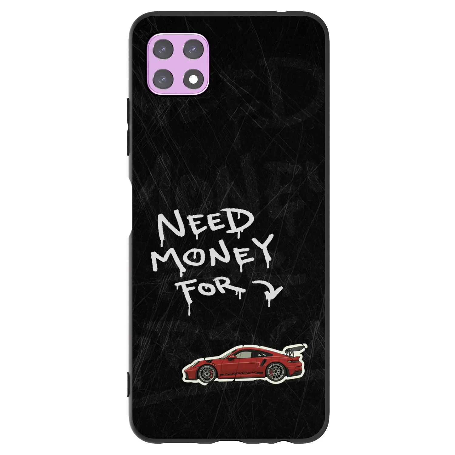 Picasee crna silikonska maskica za Samsung Galaxy A22 A226B 5G - Track Mode