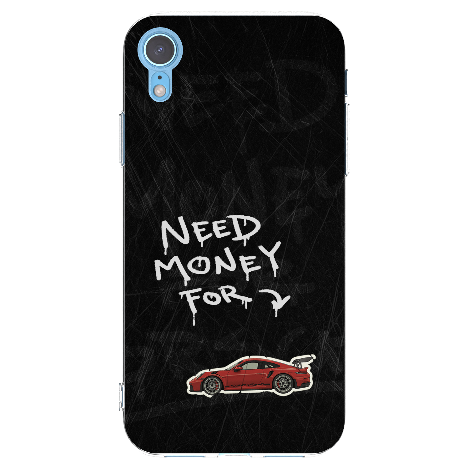 Picasee silikonska prozirna maskica za Apple iPhone XR - Track Mode