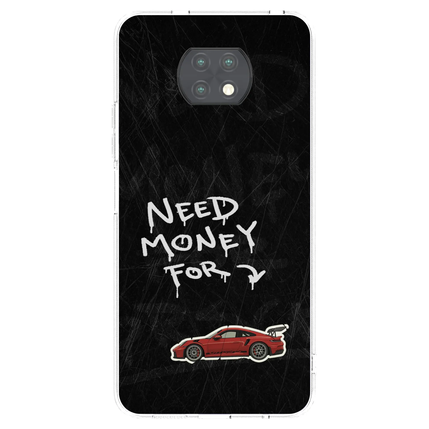 Picasee silikonska prozirna maskica za Xiaomi Redmi Note 9T - Track Mode