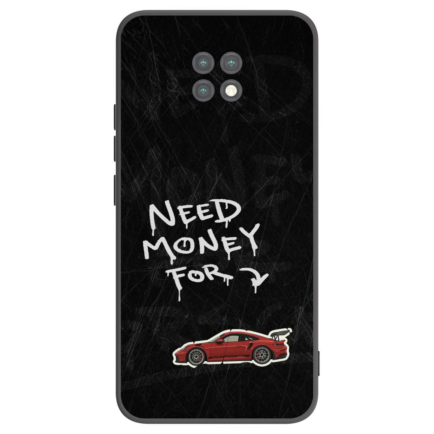 Picasee crna silikonska maskica za Xiaomi Redmi Note 9T - Track Mode