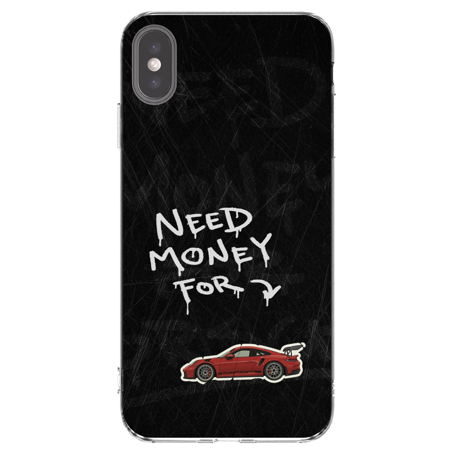 Picasee silikonska prozirna maskica za Apple iPhone XS Max - Track Mode
