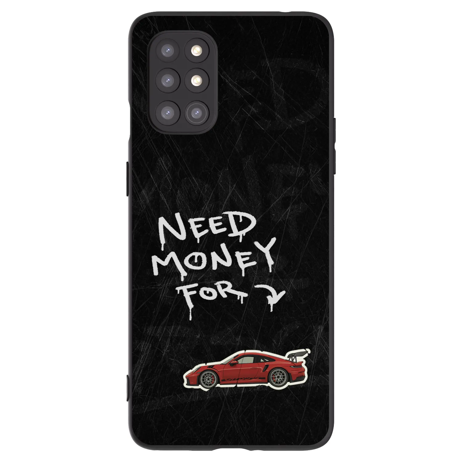 Picasee crna silikonska maskica za OnePlus 8T - Track Mode